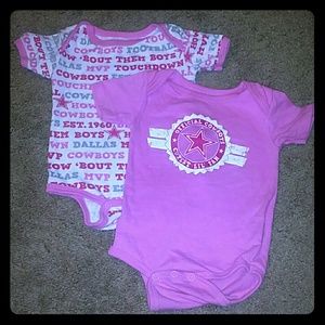 Dallas Cowboys onesies
